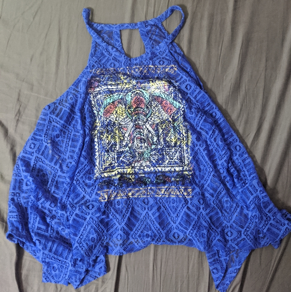 Lace tank top